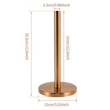 Stainless Steel Kitchen Paper Towel Holder -Gold V1161-860085
