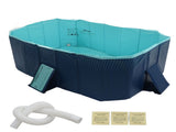 Foldable Swimming Pool Folding Oversize Bath Pool Inflation Free for Home Outdoor 1.6m / 5.25ft V1294-YM0901-3111230159211