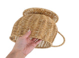Multifunctional Imitation Rattan Basket Khaki for Kitchen and Pantry Organization V1366-AZ2-W-21868