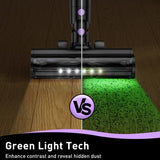 Cordless Vacuum Cleaner, 10 in 1 Stick Vacuum with Powerful Suction, Hose, Green LED Light, V1313-AU-A27V