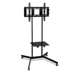 Artiss Mobile TV Stand for 32"-65" TVs Mount Bracket Portable Shelf Trolley Cart TV-MOUN-W01-BK