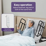 Equipmed Electric Adjustable Bed, Backrest and Leg Adjustment German-Engineered Power Lifting with V219-HBRELEEQBD5A