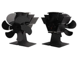 Heat Powered Fireplace Fan Non Electric Self Starting Stove Fan High Temperature Resistant Energy V1294-YM3113220250111-0421
