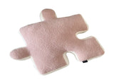 Plush Throw Pillow Ultra Soft Cushion Puzzle Special Shaped for Sofa Bed Window Home Decor Pink V1294-YM0512-3117220278814