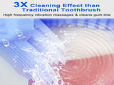 Ultrasonic Electric Toothbrush Adults, Automatic Toothbrush U Shaped Whole Mouth Cleaning Teeth V1259-DP01-A-1997
