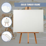 5 pack of 50x60cm Artist Blank Stretched Canvas Canvases Art Large White Range Oil Acrylic Wood V63-828101