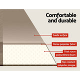 Weisshorn Self Inflating Mattress 10CM Camping Sleeping Mat Air Double Coffee CAMP-MAT-SUE-DT-CO