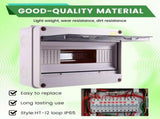 HT-12 Way IP65 Breaker Box Distribution Protection Box ABS Power Electronic Din Rail Enclosure for V1366-AZ2-W-21732