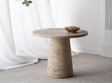 LOGAN CEMENT ROUND SIDE TABLE V742-60957