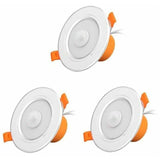 3 Pcs LED Ceiling Light with Human Motion Sensor Bathroom, Restaurant Interior Lighting V1237-MS-626-004