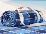 Waterproof Picnic Blanket Beach Outdoor Camping Mat Large Foldable Blue V1308-DSZKI-932-3