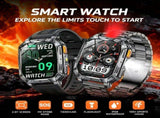 Smart Watch with Bluetooth Calling - Square Screen Fitness Tracker with 1400mAh Battery 8-10 Days V1258-SMARTWATCH-03-BLUE-CAMO
