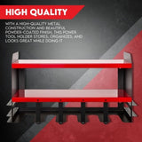 Power Tool Organiser Wall Mounted Drill Storage Organizer Holder Milwaukee Red V379-TORGZRED231201