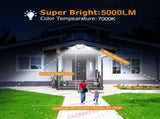 2 Pack LED Floodlight with Motion Sensor, 50W 5000LM 7000K Cool White, IP67 Waterproof V1188-MS-520-014