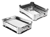 Barbecue Grill Thickened Stainless Steel Grilled Stove Charcoal Alcohol Grill Rectangular Grill V1294-YM0714-3111210265814