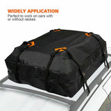 425L Grey Large Capacity Oxford Rooftop Cargo Carrier Cover -Waterproof Dust-Proof UV Protection V888-ELOSUNG55540