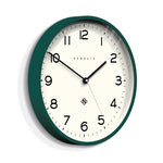 Newgate Number Three Echo Wall Clock Green V398-NGNUMTHR129EDG