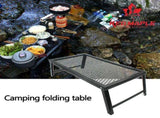 Folding Campfire Grill Heavy Duty Steel Grate Portable Over Fire Camping Grill for Outdoor Open V1294-YM0717-10146766