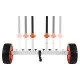 Kayak Cart, 104 kg Load Capacity, Canoe Cart Dolly with 25.4 cm Solid PU Tires & Kickstand, V952-CZSPHTTC10INTL5QS001V0