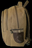 FIB Washed Canvas Backpack Bag in Khaki V563-A1206C-KHAKI