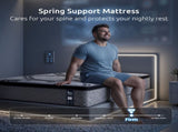 Levitex King Single Mattress 34 cm 5-Zone Pocket Spring with Latex & Memory Foam or Extra Lumbar & MATTRESS-LV-VELA-34-KS