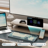 RK ROYAL KLUDGE S98 Mechanical w/Smart Display & Knob, Top Mount 96% Wireless Mechanical V413-RKS98-CL-CSWITCH