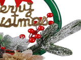 Christmas Wreath Lightation Artificial Red Berry Pine Needle LED Lighted Christmas Wreath V1294-YM0901-3119240059612