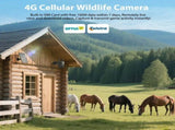 4G Solar Trail Camera in Black with 2.5K Resolution and Live Monitoring V178-59101