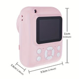 (PINK)Instant-Fun Camera HD Photos, Filter Effects, Time-lapse Selfies, Built-in Games & Music, V1106-ETXJ002