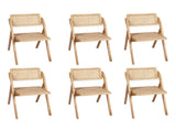 Levede 6X Dining Chairs Foldable Accent CH1080-2-NTX3