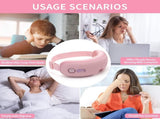 Eye Massager with Heat, Vibration and Warm Compress, Smart Sleeping Eyes Mask with Bluetooth Can V1186-EM003