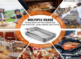 Hotel Pans Full Size 2.5 Inch Deep, Steam Table Pan 6 Pack , 22 Gauge/0.8mm Thick Stainless Steel V952-CP20X12X2YCTZ6001V0