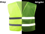 12 Pack High Visibility Safety Vests, Mesh Security Vest with 2 Reflective Silver Strips, V1259-DP01-A-871