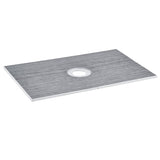 VEVOR Shower Curb Kit, 1524x965mm Shower Pan Kit with 160mm Central Drain, Lightweight EPS Shower V952-LYAZDB6038YCSTGNWV0