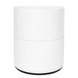 2 Layers Modern Bedside Table Bedroom Side End Stand Multi Functional Round Storage Unit V1294-YM0901-JY37179