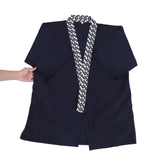 Loose Fit Japanese Chef Jacket for Professional Kitchen and Culinary Workwear V1192-AZ-W-29803