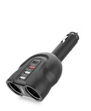 mbeat Gorilla Power Four Port USB-C PD & QC3.0 Car Charger with Cigar Lighter Splitter features V1202-V2-MPMB-MB-CHGR-C38