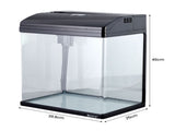 37L Aquarium With Bio Filter System LED Kit Curved Design Complete Kit MR-418