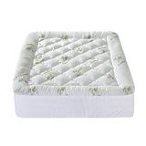 Giselle Bedding 5cm Pillowtop Mattress Topper 1000GSM Thick Soft Bamboo Cooling Pad for Back Pain TOPPER-BAM-5-D