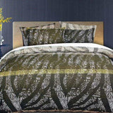 Accessorize Zig Zag Quilt Cover Set Queen V442-HIN-QUILTCS-ZIGZAG-BROWN-QS