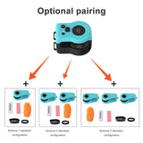 Interactive Electric Cat Teaser Toy with Remote Control, Feather Attachment, and Simulated Mouse V1341-ZY-2WBJPBNC-BLUE