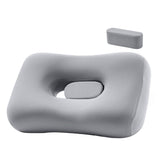 Side Sleeper Pillow - Face & Neck Relief, Dual-Mode 2-in-1, 60D Memory Foam, Dual-Height 4" & 5", V1107-115-96914-GRY