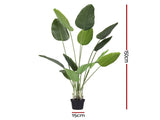 Artiss 150cm Artificial Bird of Paradise Plant Lifelike Textured Leaves Wipe-Clean Indoor Home Decor AP-TREE-BIRD-150