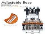 Multi-Function Router Slotting Jig with Adjustable Base for Woodworking Trimming, Grooving, and V1341-ZY-GMCX9SUV-H