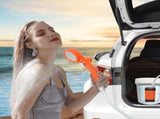 Portable Camping Shower IPX7 Waterproof Outdoor Shower Water Pump with Rechargeable Battery and V985-CAMPINGSHOWER