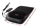 Livemor Back Massager with Heat and Traction, Neck and Shoulder Massage Pillow, Ergonomic Backrest BACK-MASSAGER-TRA-BK