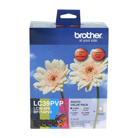 BROTHER LC39 Photo Value Pack V177-D-B39PVP