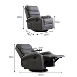 Levede Massage Chair Recliner Chairs Grey OF1025-L-GY