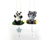 Cute Swing Panda Sloth Wind Chimes Home Door Window Balcony Hanging Bell Decor-Sloth V1263-JX-522