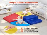 Climbing Toys, 4-Piece Set, Foam Toys for Toddlers 6 Months to 3 Years Old, PU Leather V952-PMWJTZBDQKBD5XYDEV0